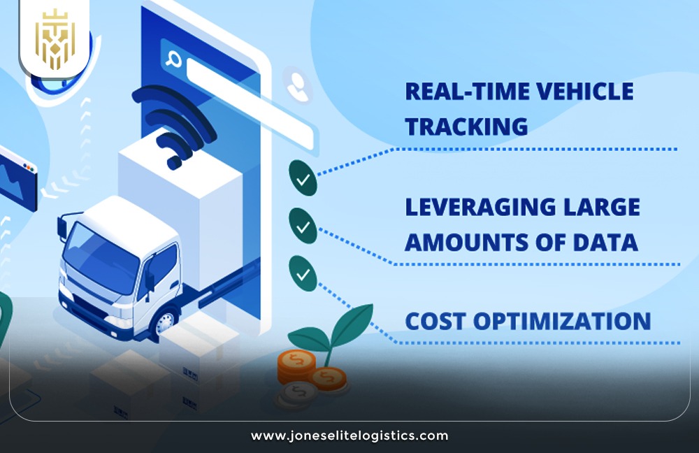 Image of an loT sensors in trucks | JEL