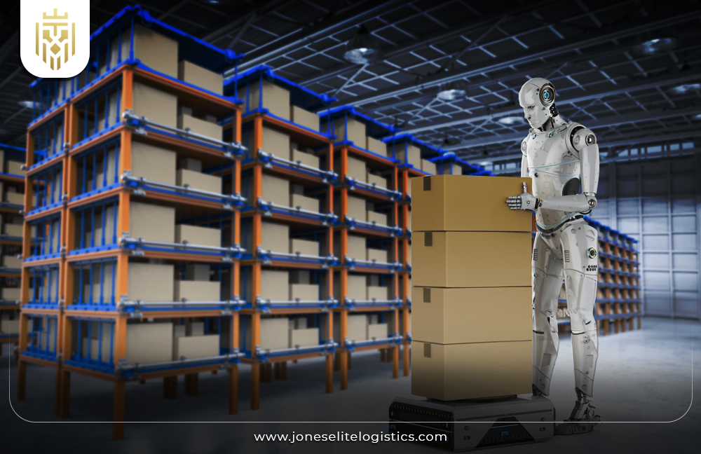 image of robots processing orders | JEL