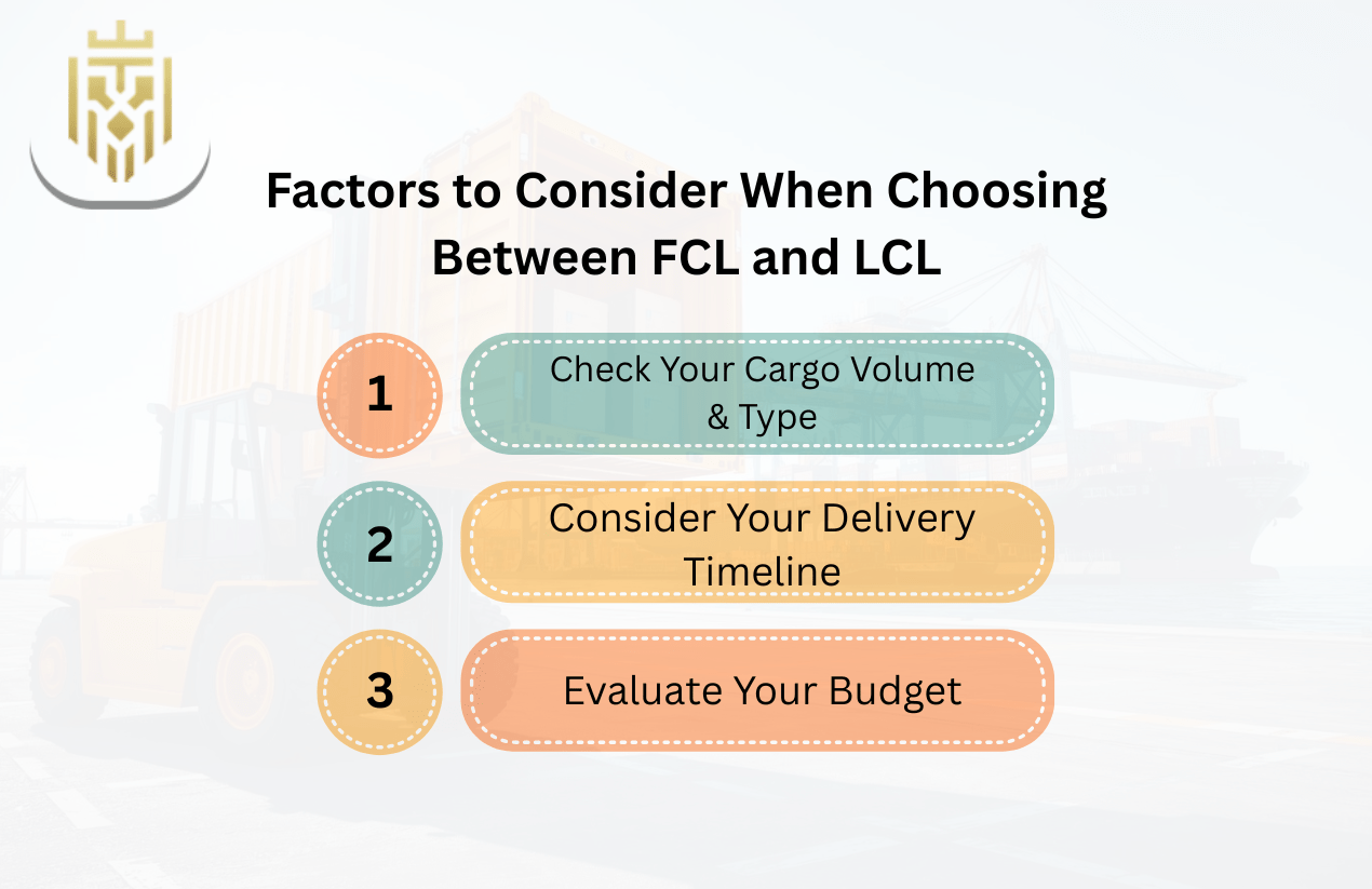 Factors to Consider When Choosing Between FCL and LCL