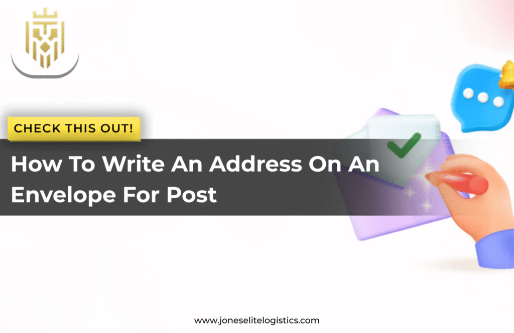 How To Write An Address On An Envelope For Post