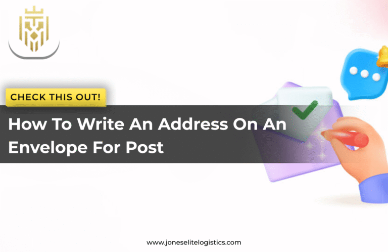 How To Write An Address On An Envelope For Post