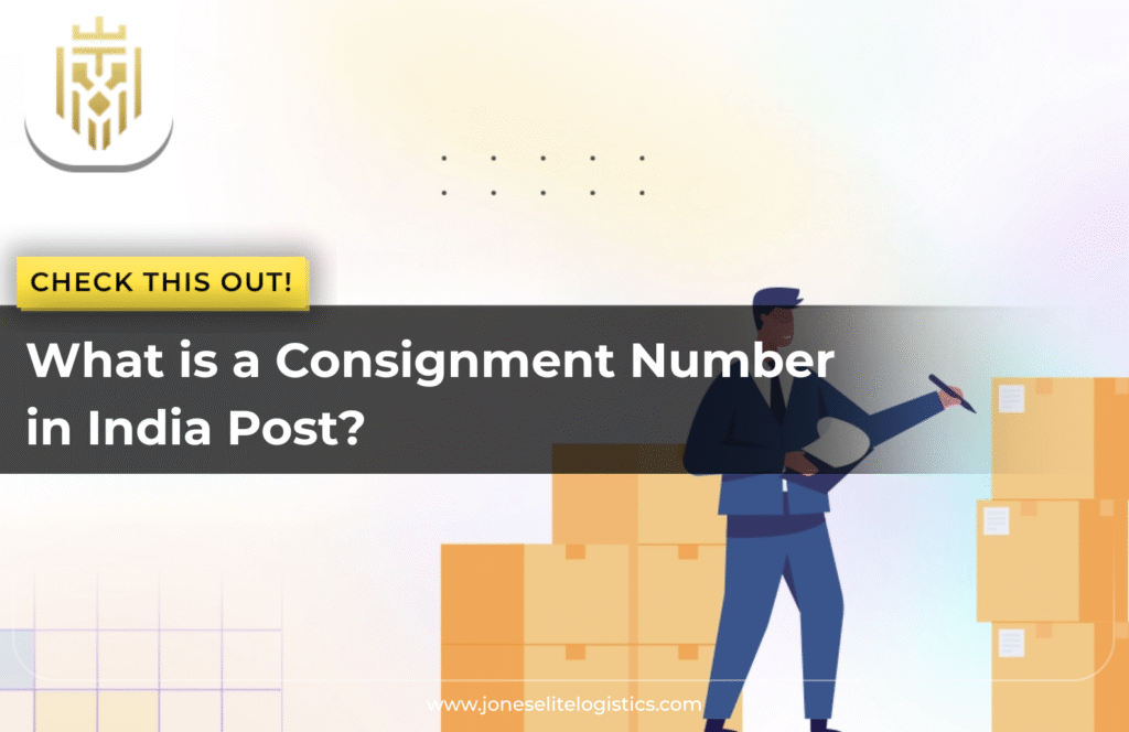 What is a Consignment Number in India Post?