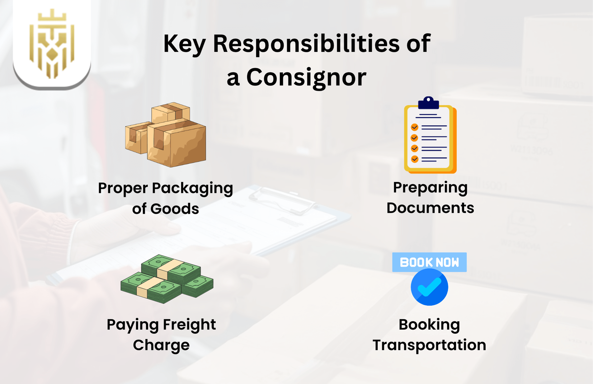 responsibilities of Consignor